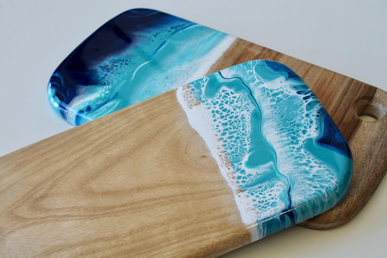 Resin Pouring Ocean Boards