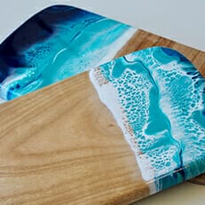 Resin Pouring Ocean Boards