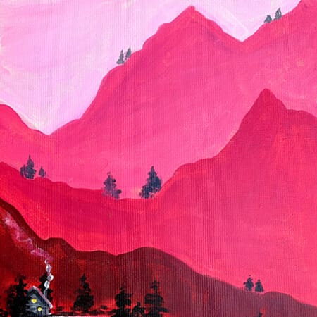 Rose Tinted Rockies