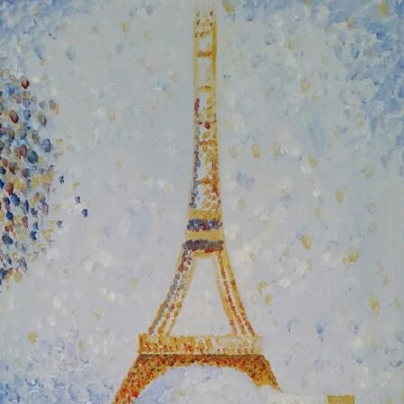 Seurats Eiffel Tower