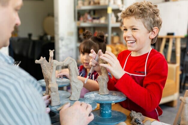 Animal Clay Mugs